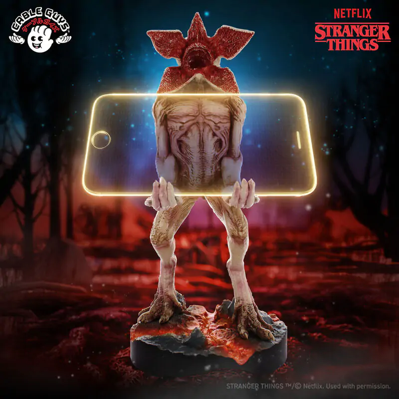 Stranger Things Demogorgon Controller/Telefonhalter Cable Guy Figur 20cm termékfotó