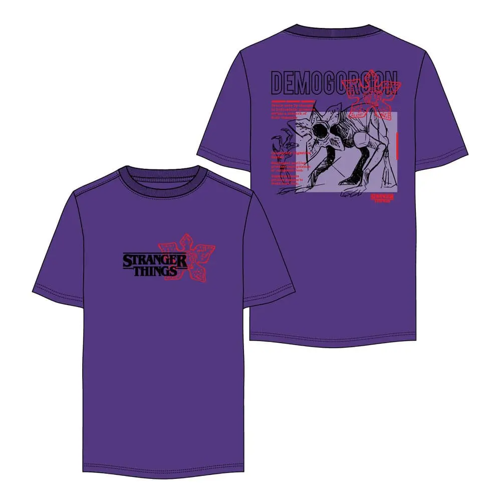 Stranger Things Demogorgon Purple T-shirt termékfotó