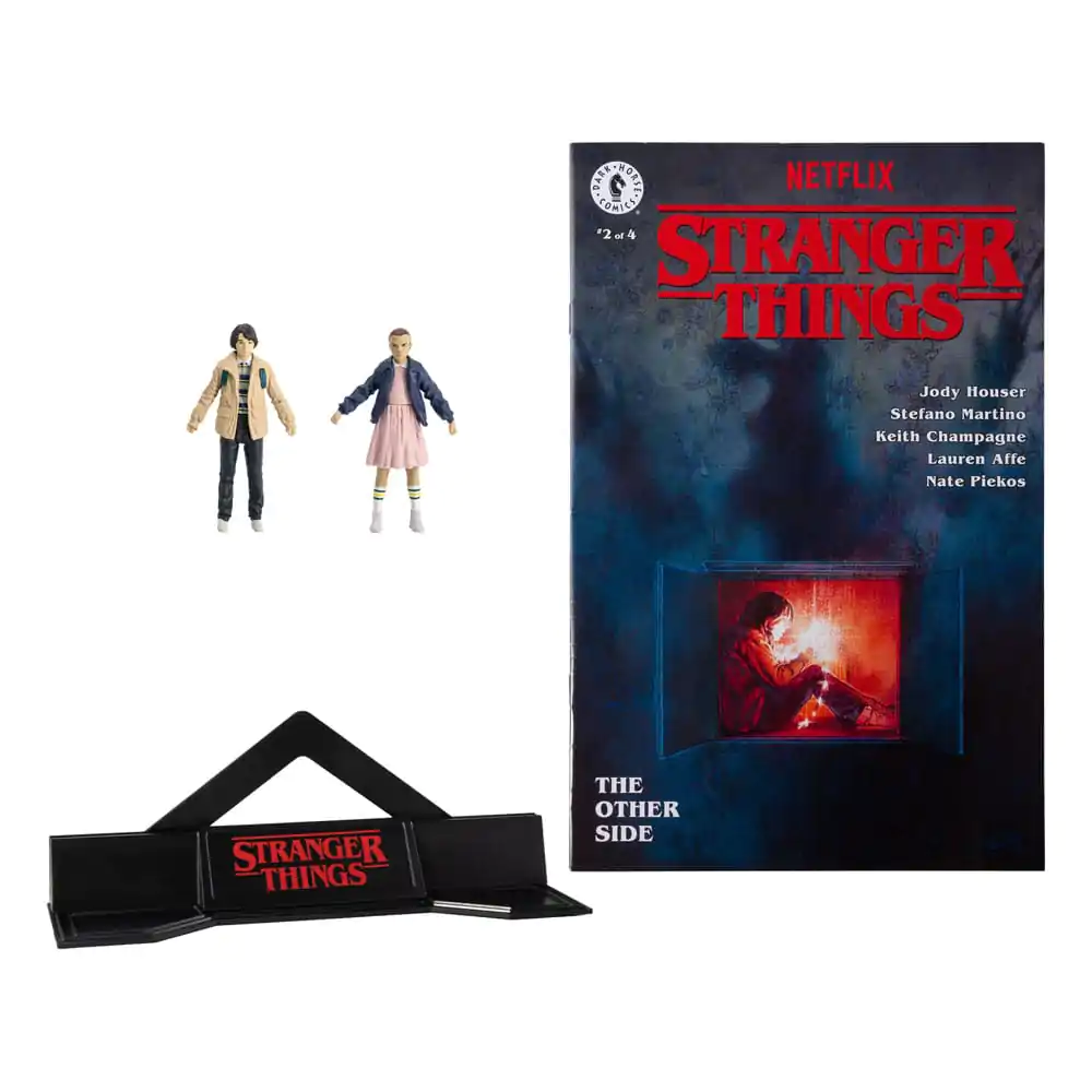 Stranger Things Actionfiguren & Comic Eleven and Mike Wheeler 8 cm termékfotó