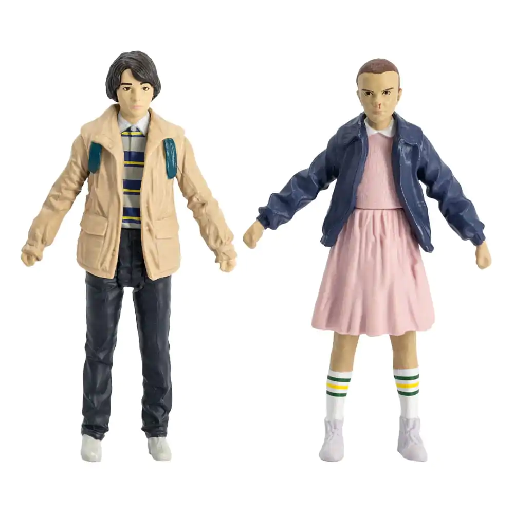 Stranger Things Actionfiguren & Comic Eleven and Mike Wheeler 8 cm termékfotó