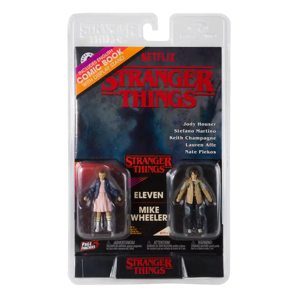 Stranger Things Actionfiguren & Comic Eleven and Mike Wheeler 8 cm termékfotó