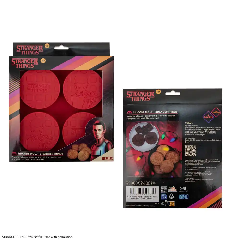 Stranger Things Waffel Silikon Form Eleven Produktfoto