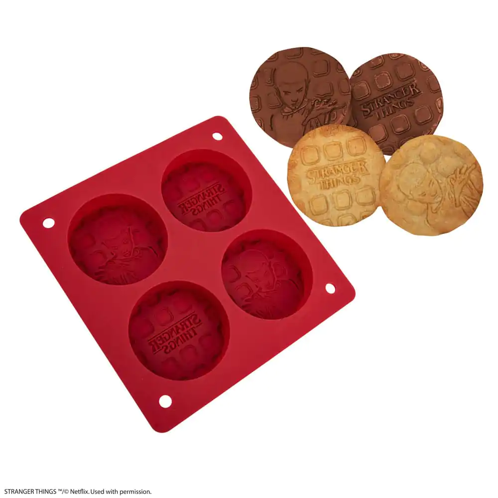 Stranger Things Waffel Silikon Form Eleven Produktfoto