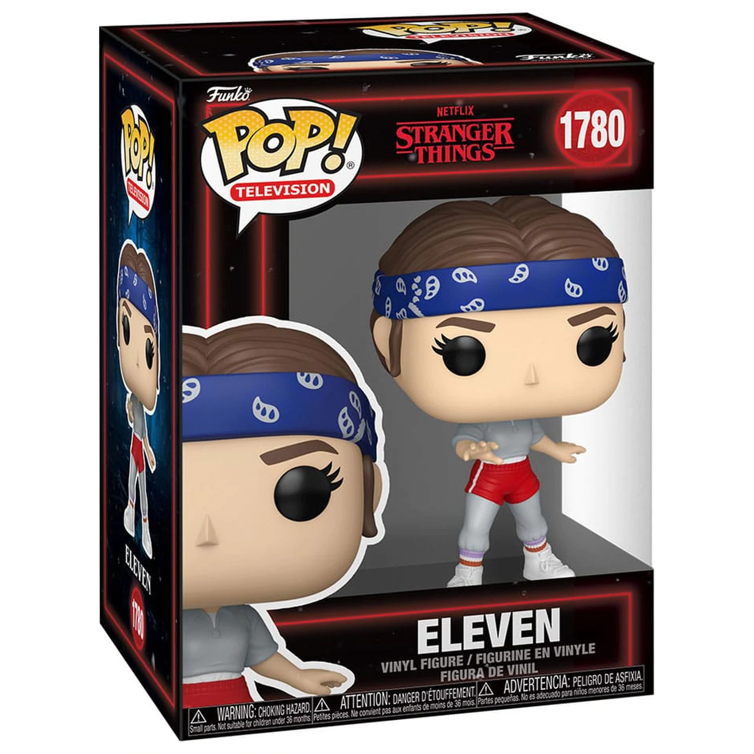 Stranger Things Funko POP! Television Vinyl Figuren Eleven with Bandana 9 cm Produktfoto
