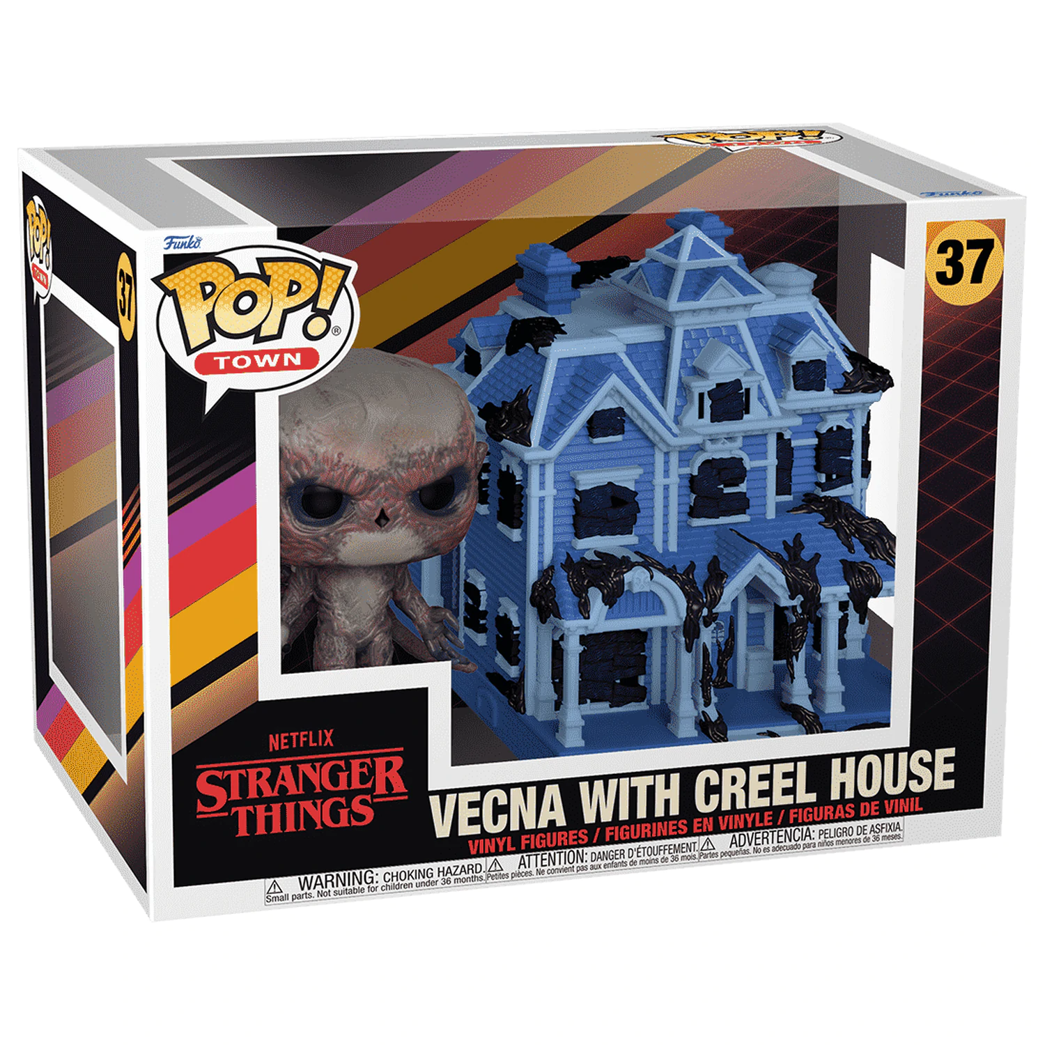 Stranger Things POP! Town Vinyl Figur Vecna with Creel House 9 cm Produktfoto