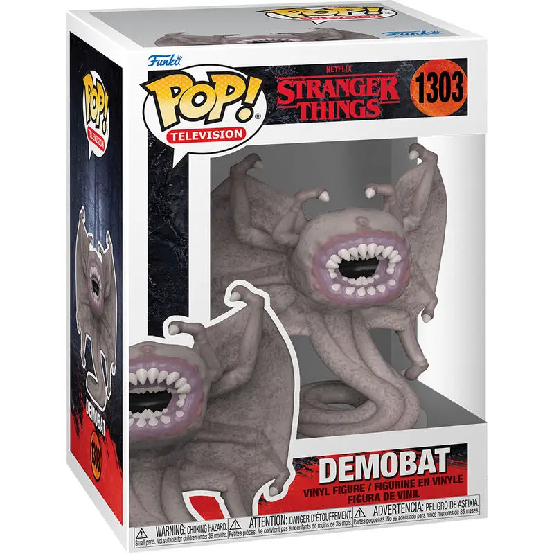 Stranger Things POP! TV Vinyl Figur Demo-bat 9 cm termékfotó