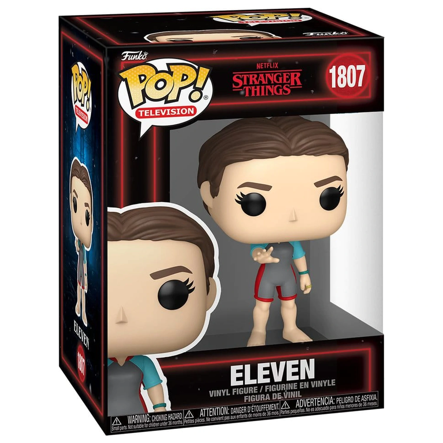 Stranger Things Funko POP! TV Vinyl Figur Eleven im Wetsuit 9 cm Produktfoto