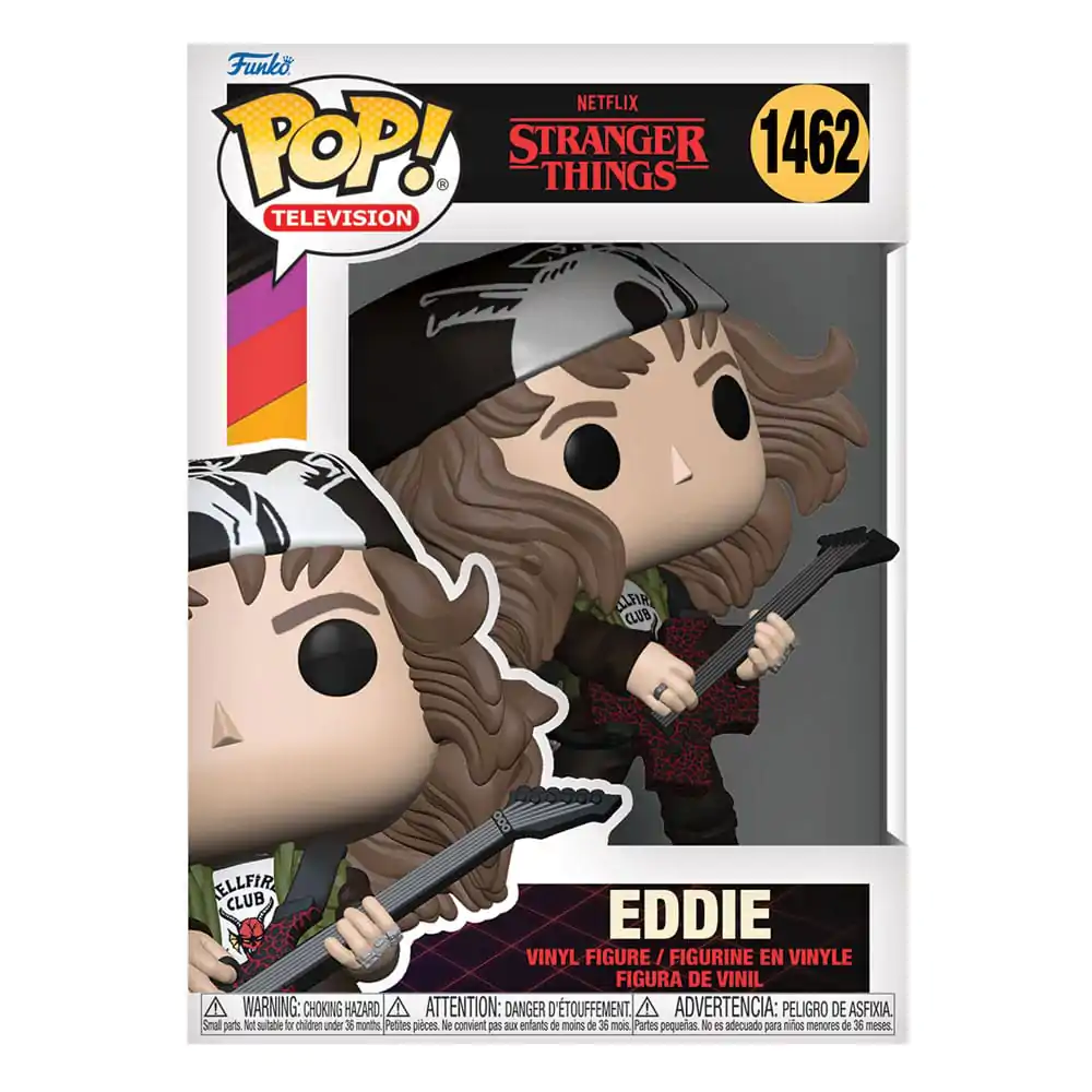 Stranger Things POP! TV Vinyl Figur Hunter Eddie with Guitar 9 cm termékfotó