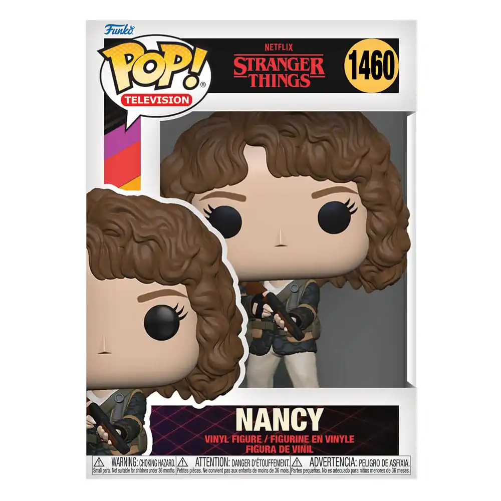 Stranger Things POP! TV Vinyl Figur Hunter Nancy with Shotgun 9 cm termékfotó