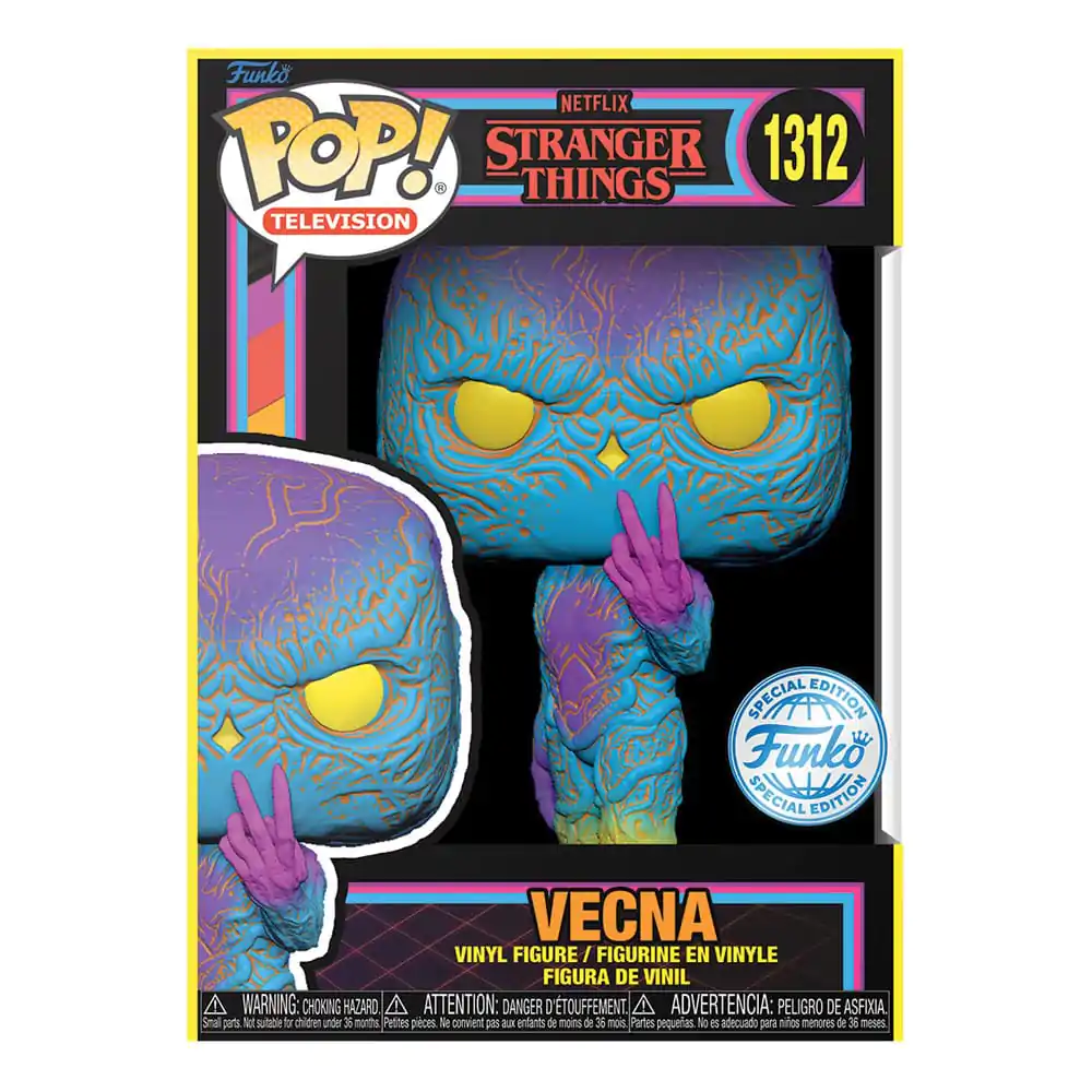 Stranger Things Funko POP! TV Vinyl Figuren Vecna(BLKLT) 9 cm termékfotó