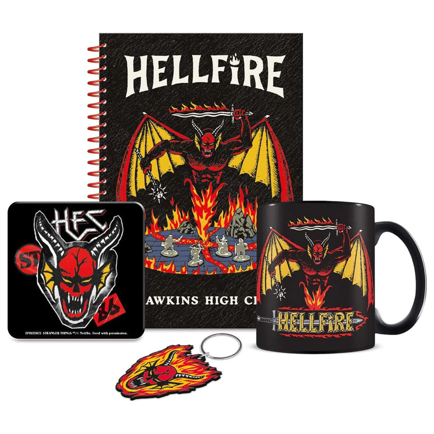 Stranger Things Geschenkset Hellfire Club Produktfoto