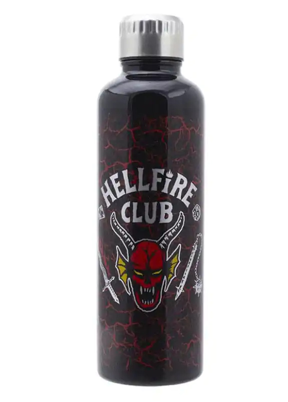 Stranger Things: Hellfire Club Metall Flasche termékfotó