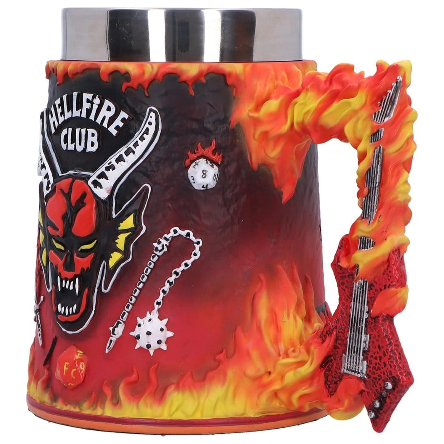 Stranger Things Trinkkrug Hellfire Club 16 cm Produktfoto