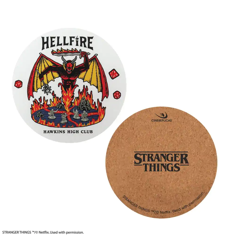 Stranger Things Untersetzer 4er-Pack Hellfire Club termékfotó