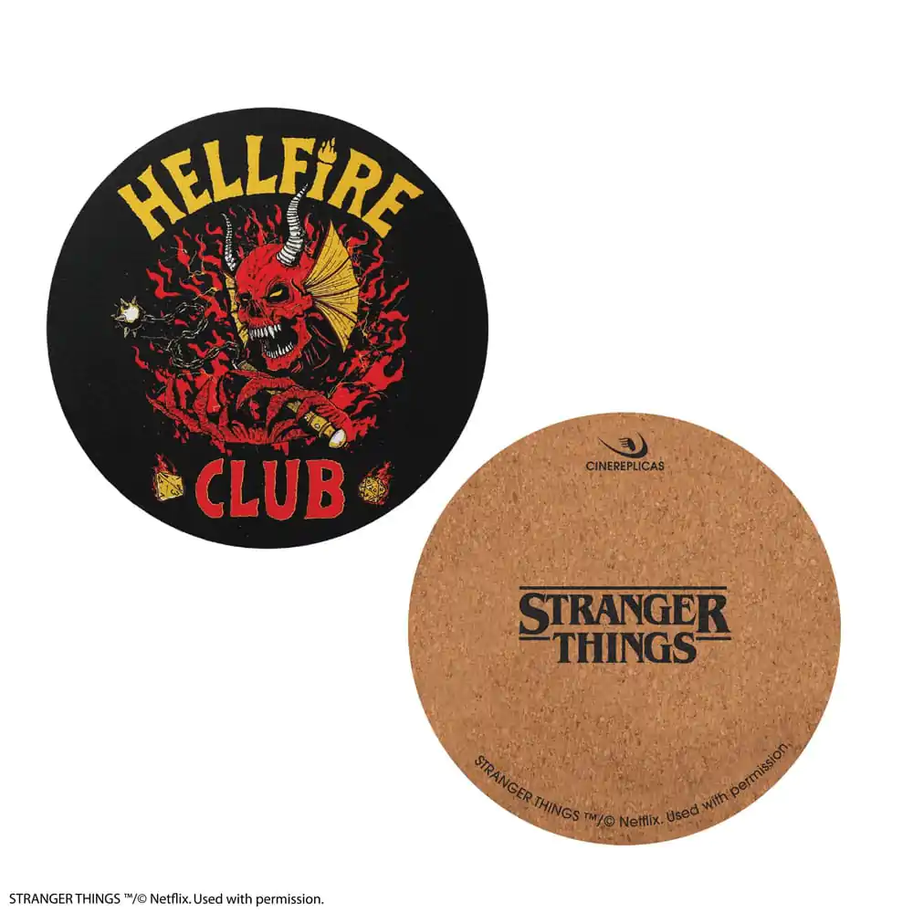 Stranger Things Untersetzer 4er-Pack Hellfire Club termékfotó