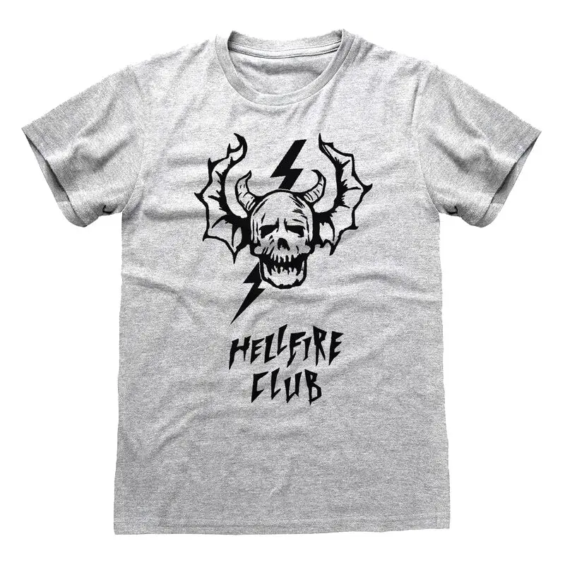 Stranger Things Hellfire Skull T-shirt Produktfoto
