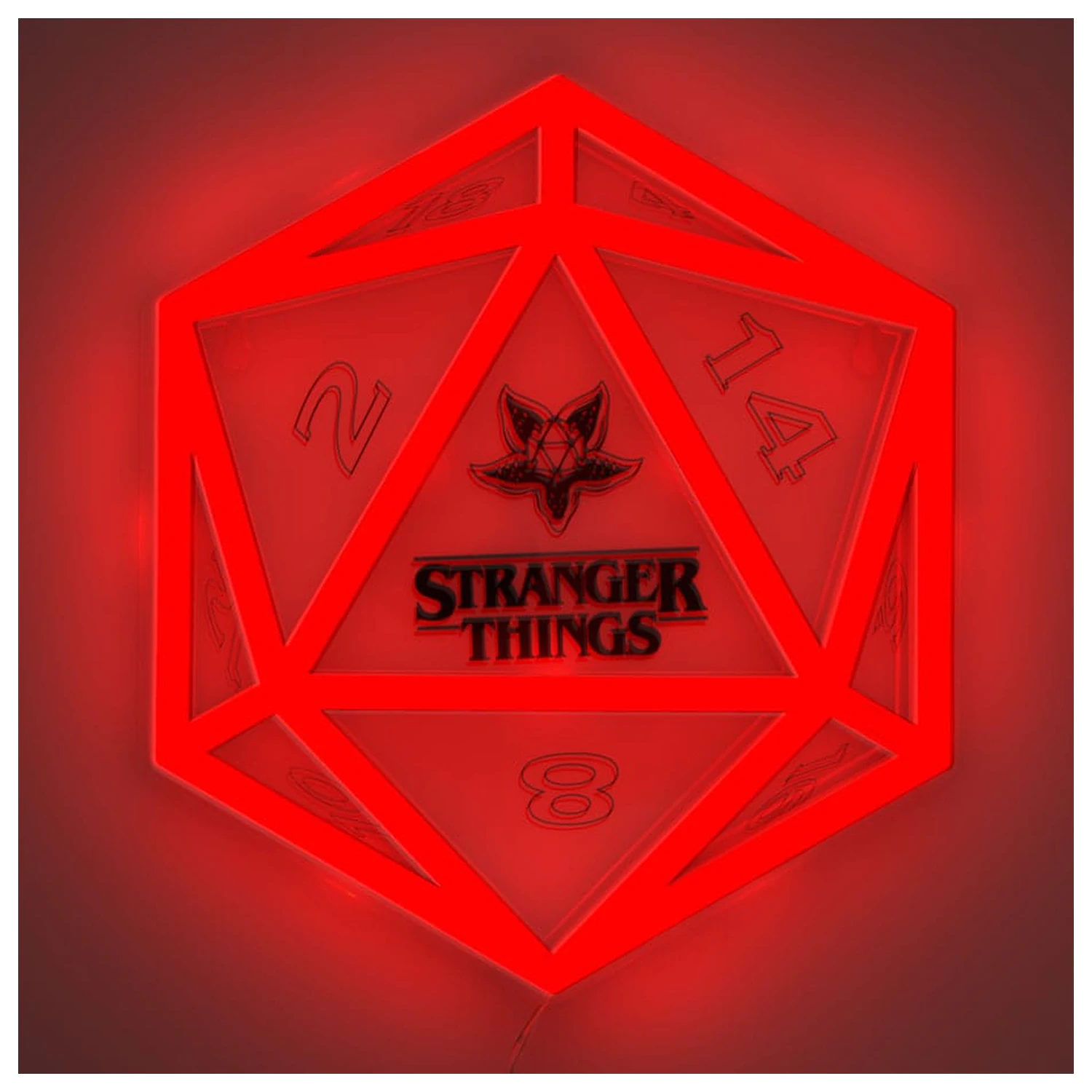 Stranger Things 5 LED Wandlampe Licht Neon Produktfoto