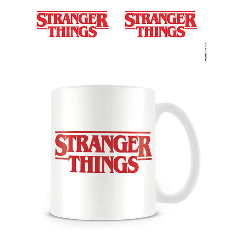 Stranger Things logo Tasse Produktfoto