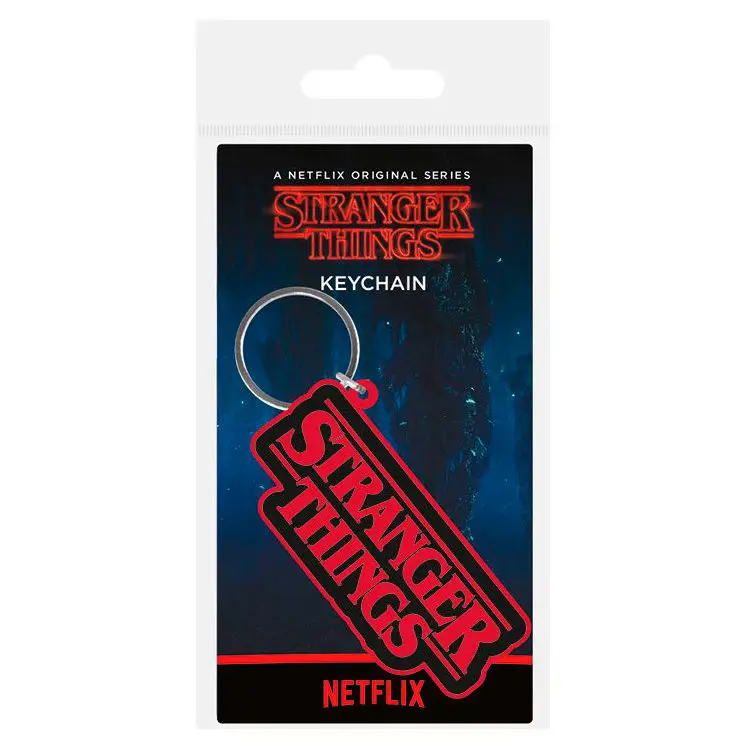 Stranger Things Gummi-Schlüsselanhänger Logo 6 cm termékfotó