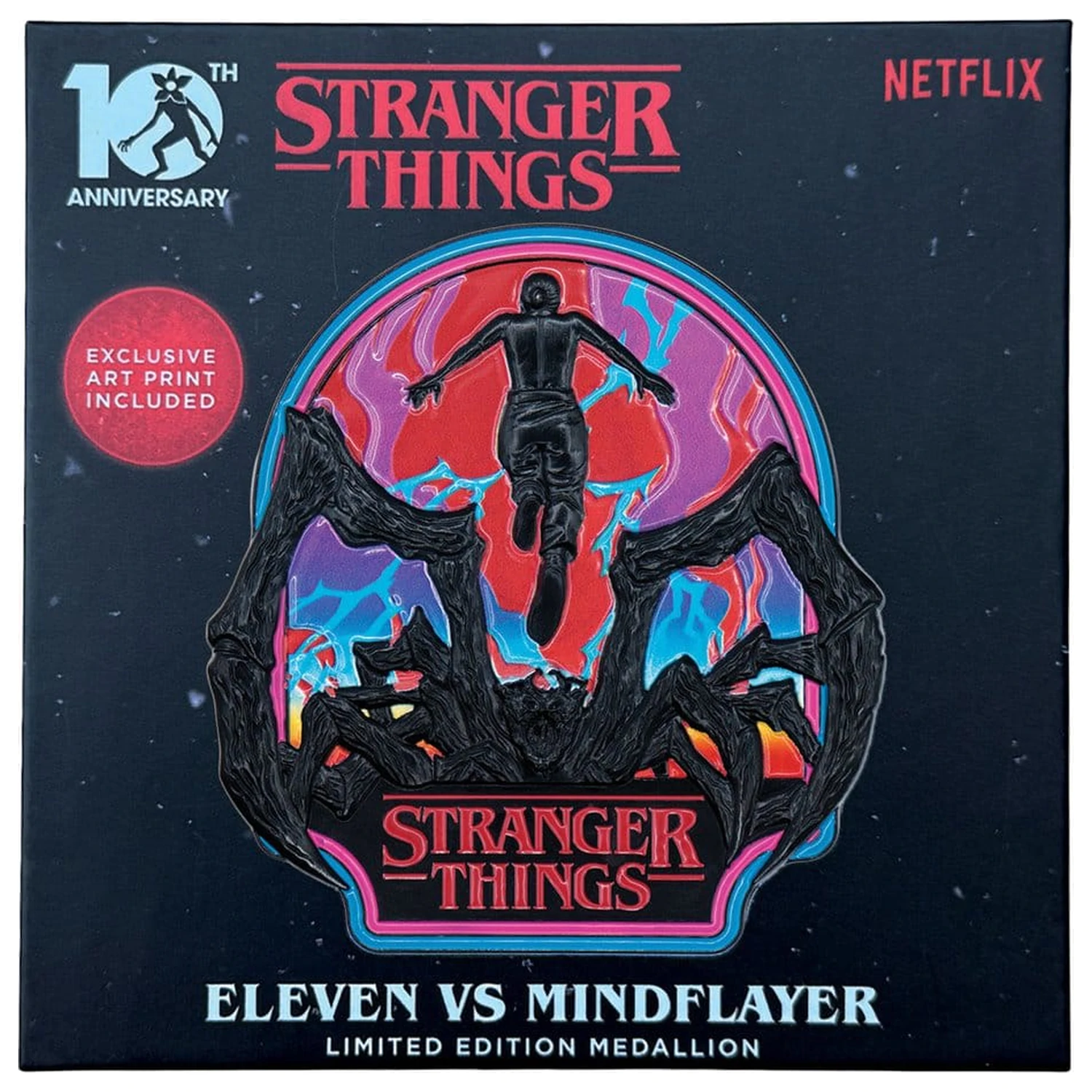 Stranger Things Medaillon Eleven & Mind Flayer Limited Edition Produktfoto