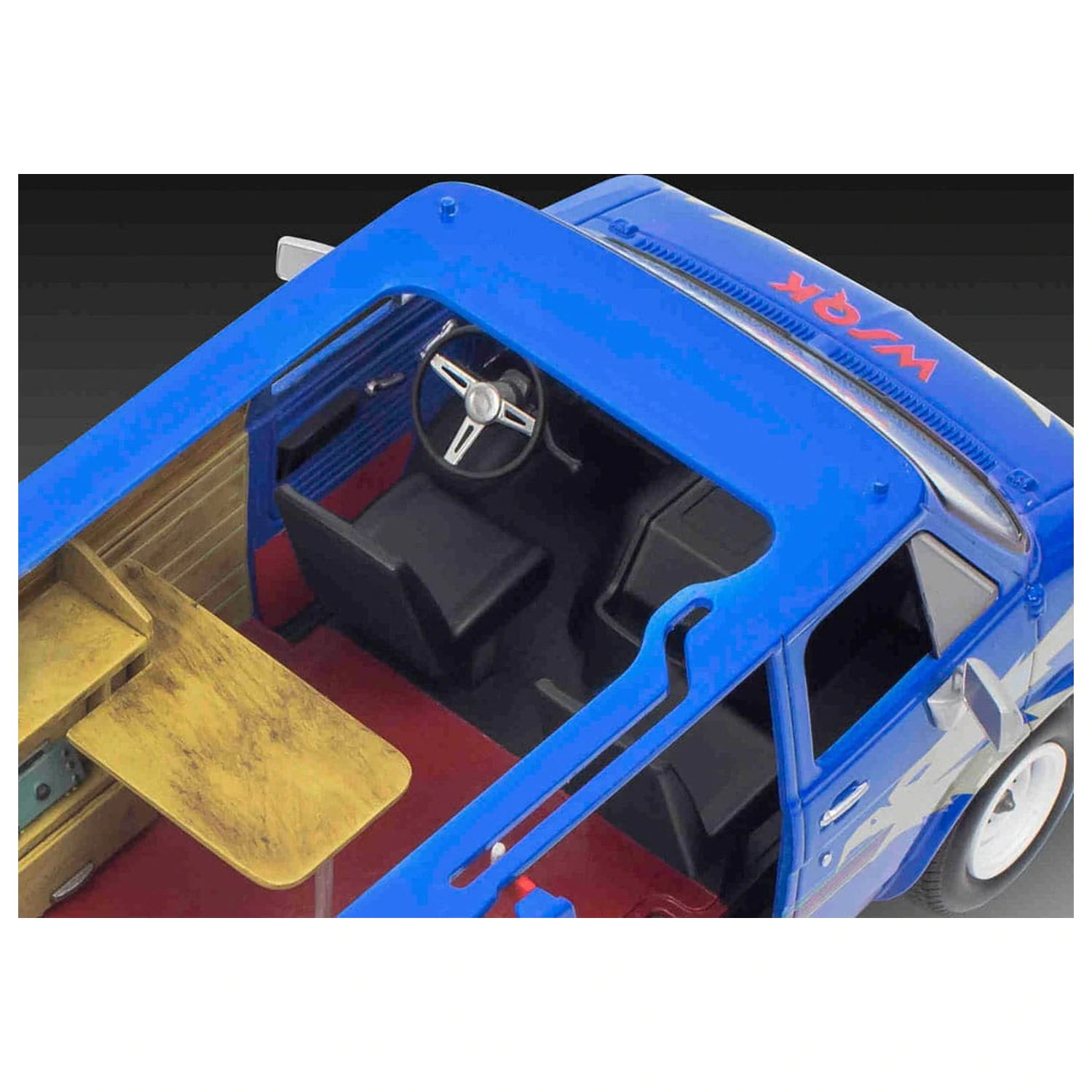 Stranger Things Modell Bausatz 1/25 Squawk Van 21 cm Produktfoto