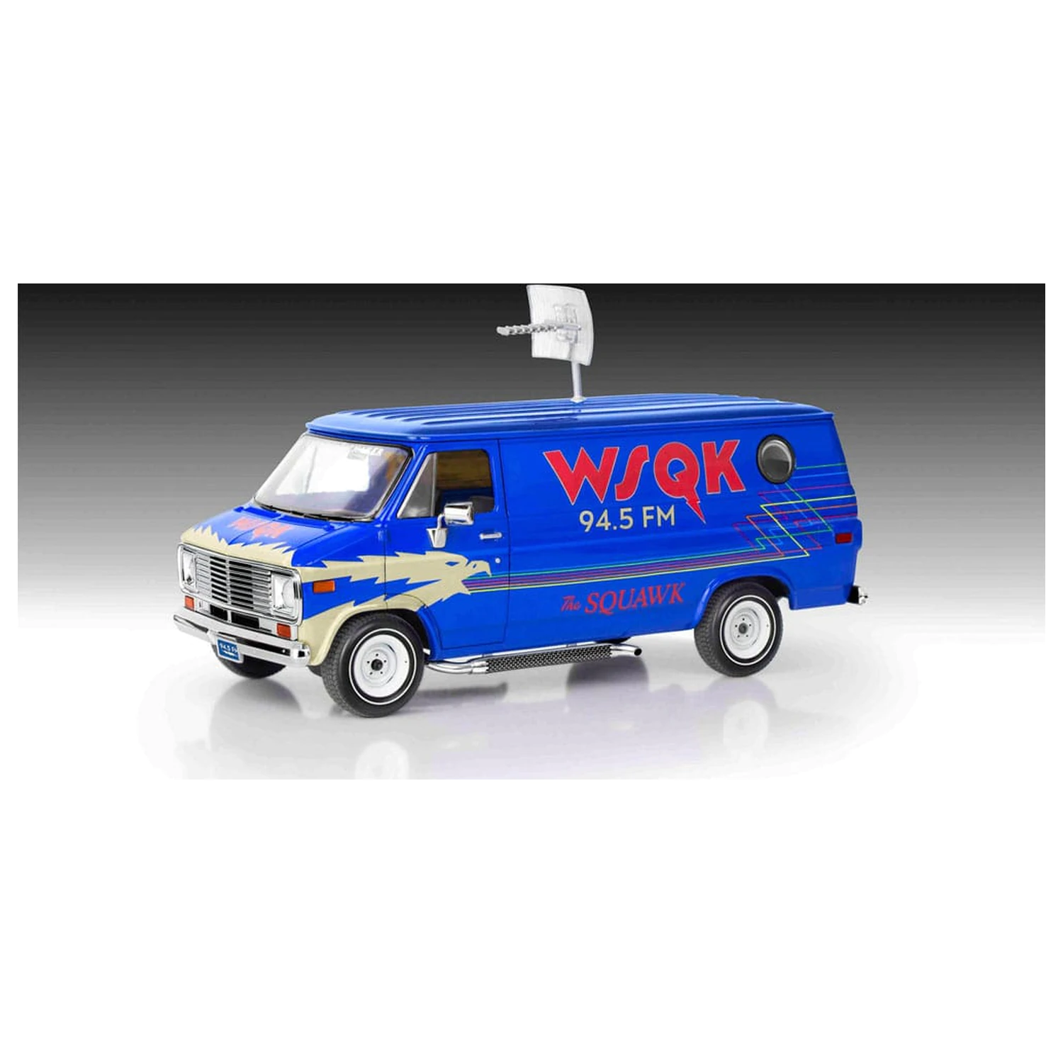 Stranger Things Modell Bausatz 1/25 Squawk Van 21 cm Produktfoto