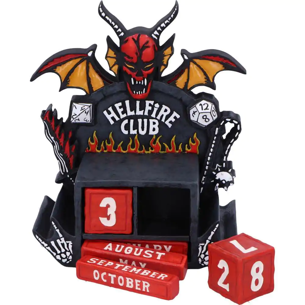 Stranger Things Ewiger Kalender Hellfire Club 15 cm Produktfoto