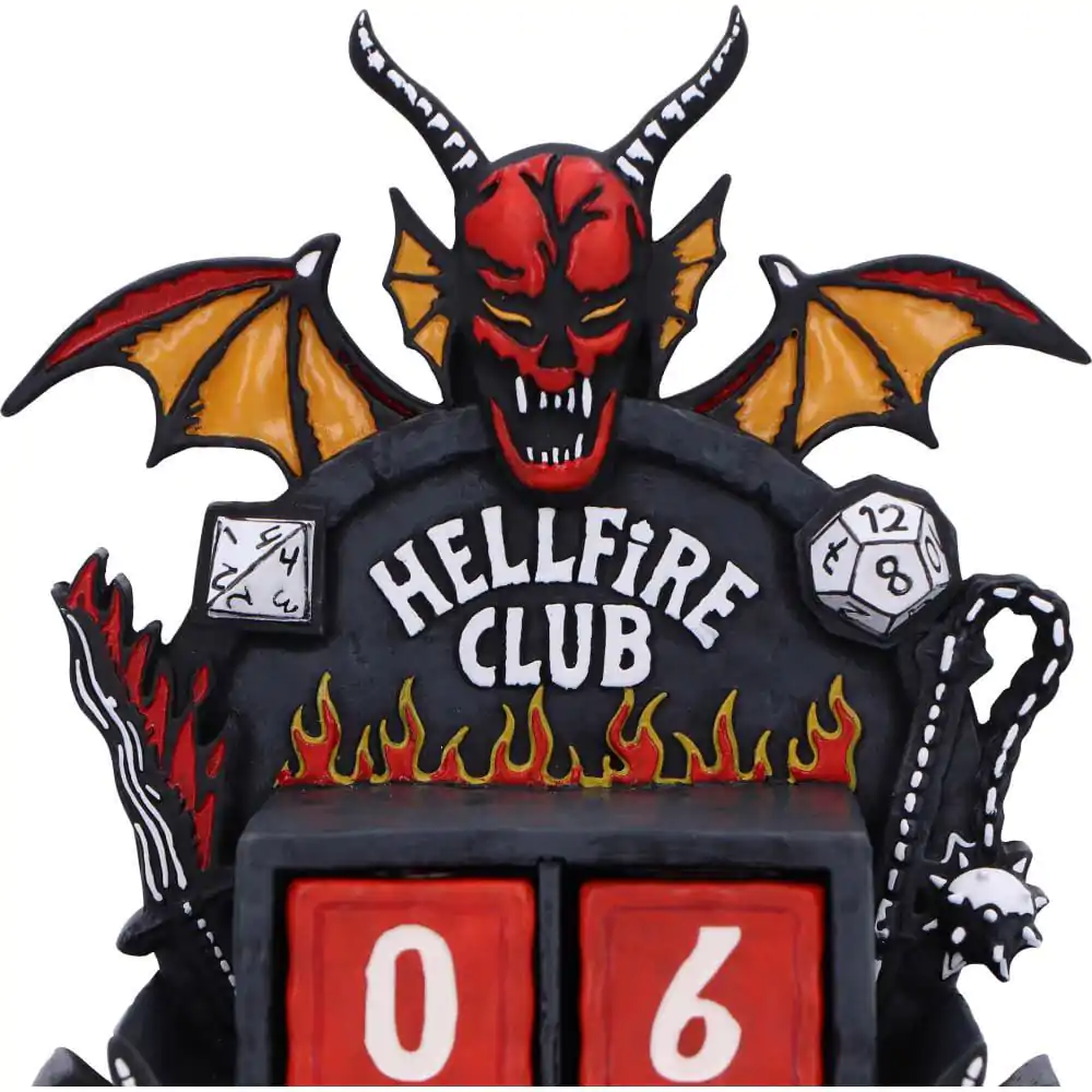 Stranger Things Ewiger Kalender Hellfire Club 15 cm Produktfoto