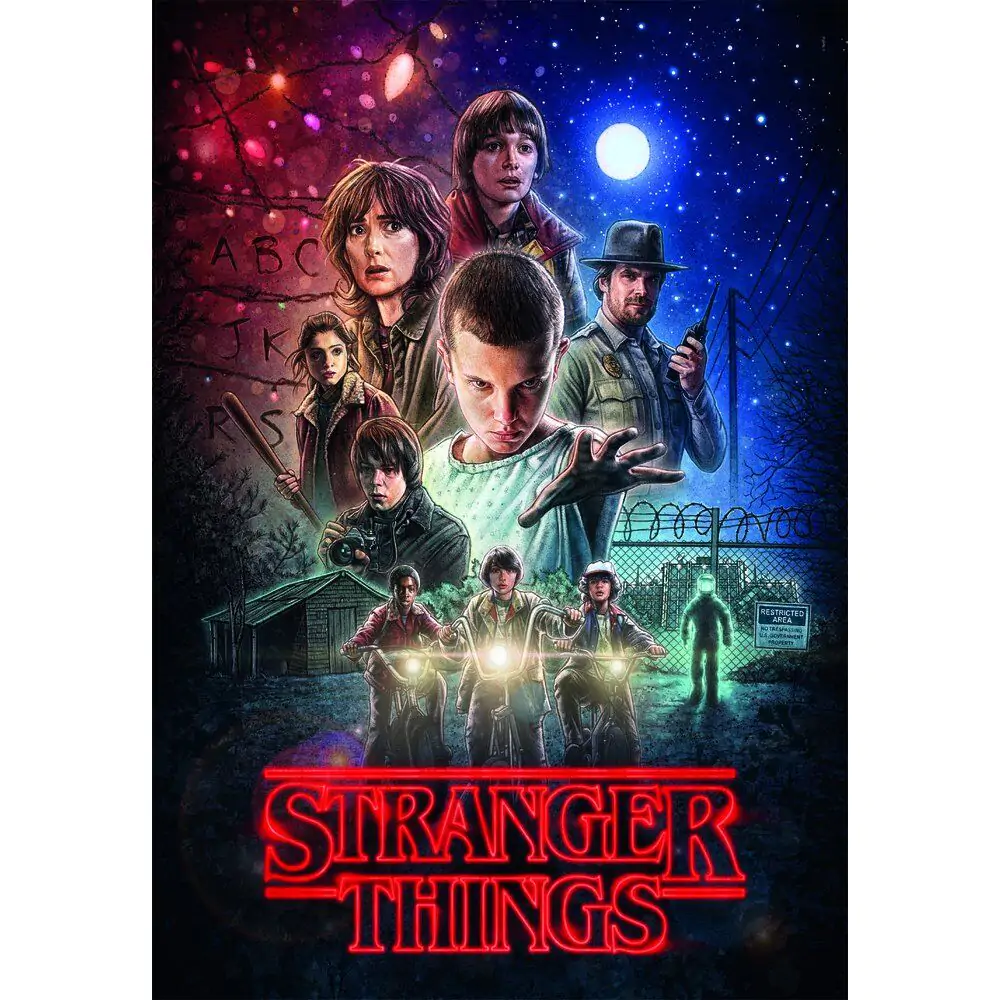 Stranger Things Puzzle 1000St Produktfoto