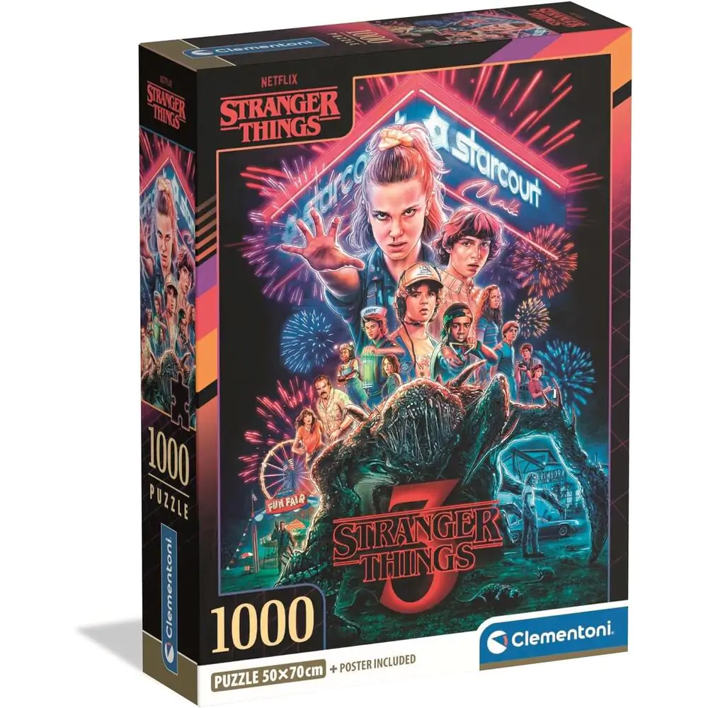 Stranger Things Puzzle 1000St Produktfoto