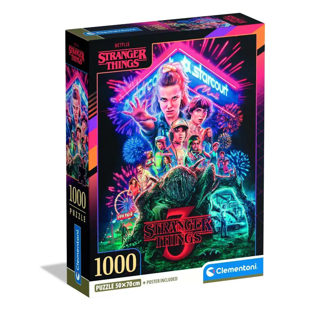 Stranger Things Puzzle 1000St Produktfoto