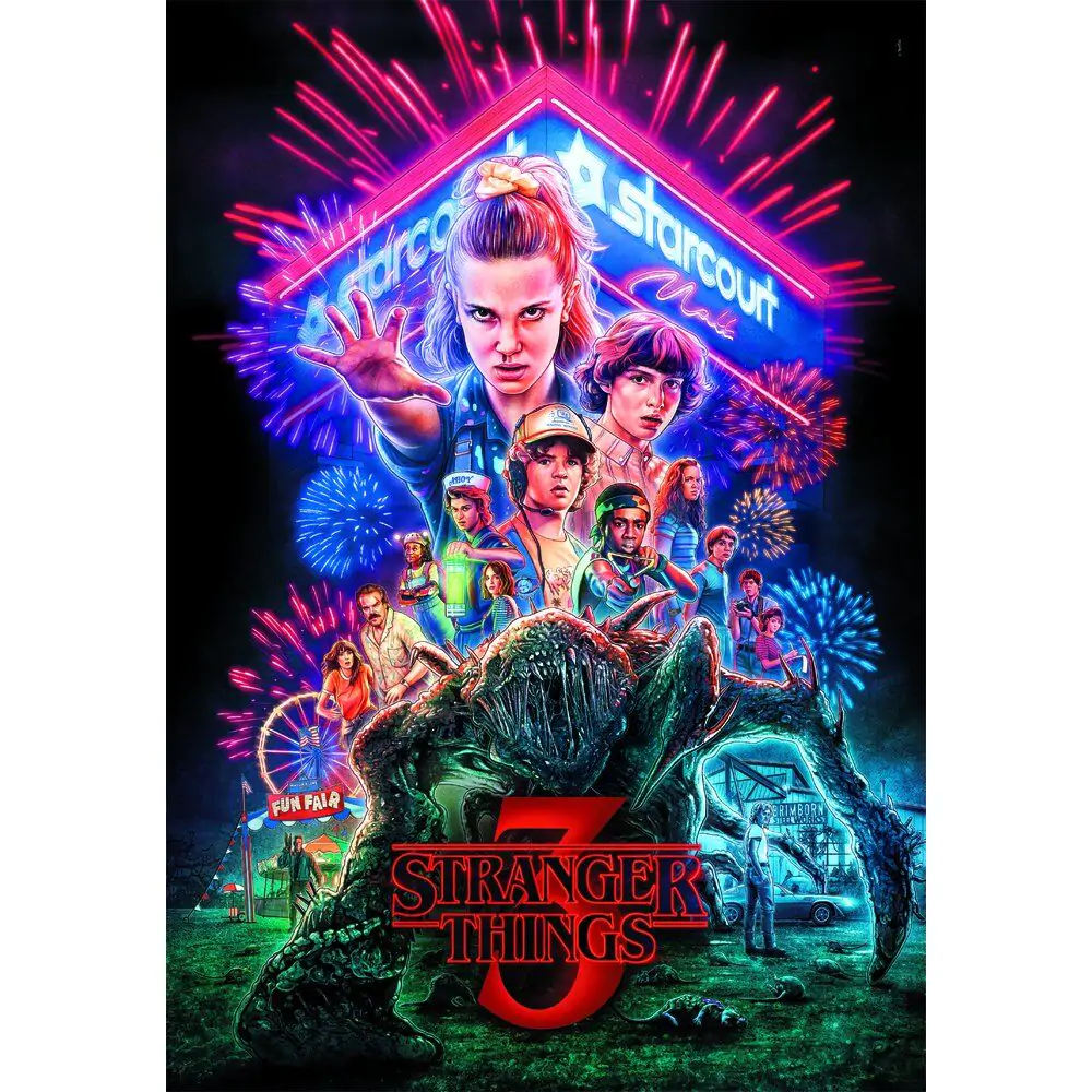 Stranger Things Puzzle 1000St Produktfoto