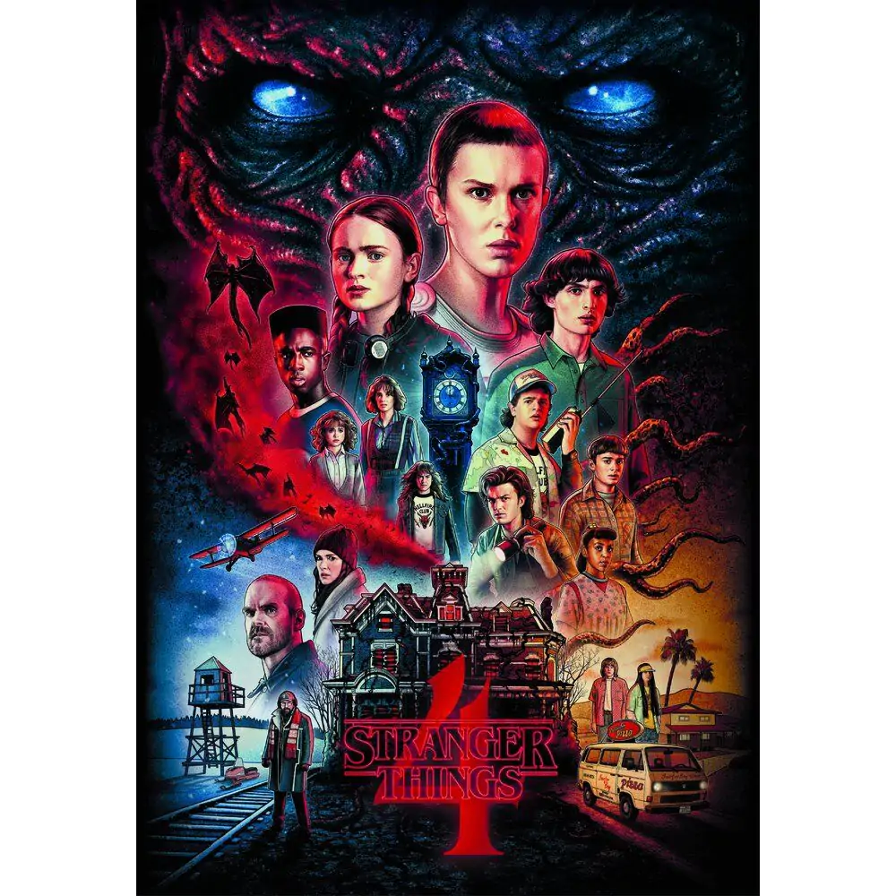 Stranger Things Puzzle 1000St Produktfoto