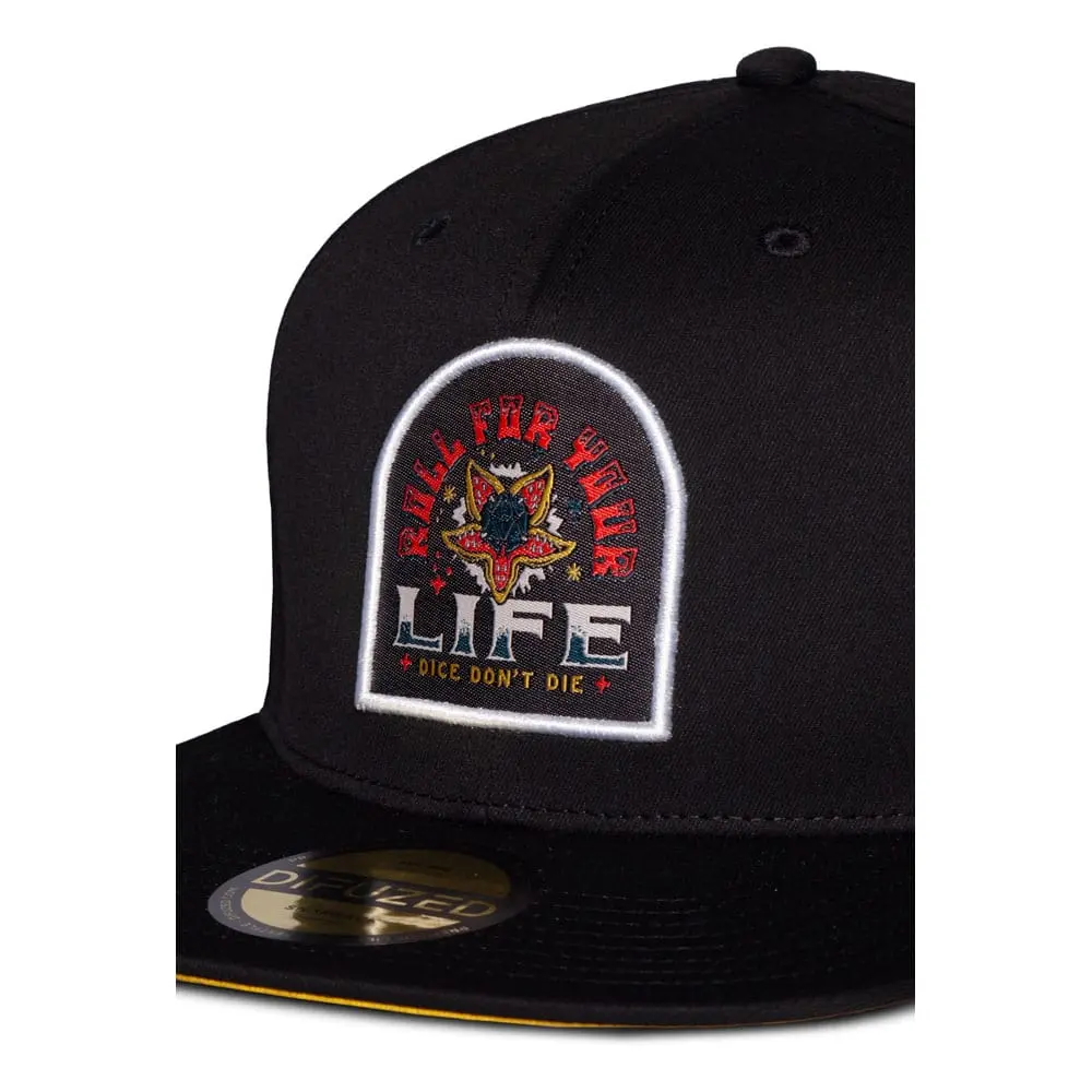 Stranger Things Snapback Cap Roll for your life Produktfoto