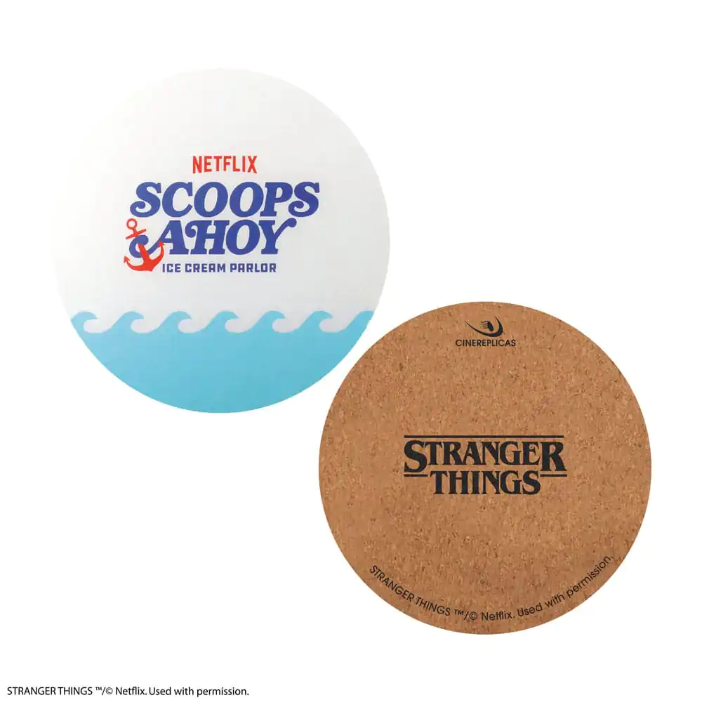 Stranger Things Scoops Ahoy Untersetzer 4er-Pack Produktfoto