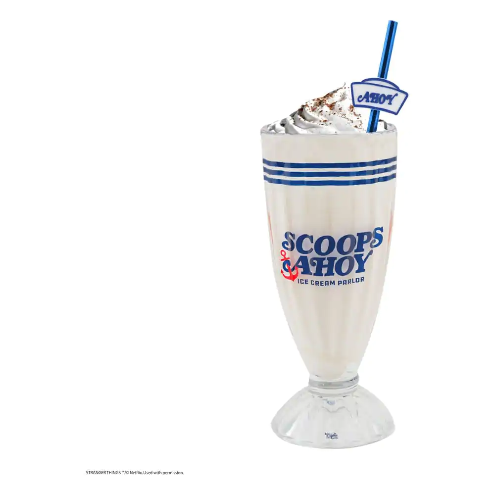 Stranger Things Milchshake Glas Set Scoops Ahoy Produktfoto