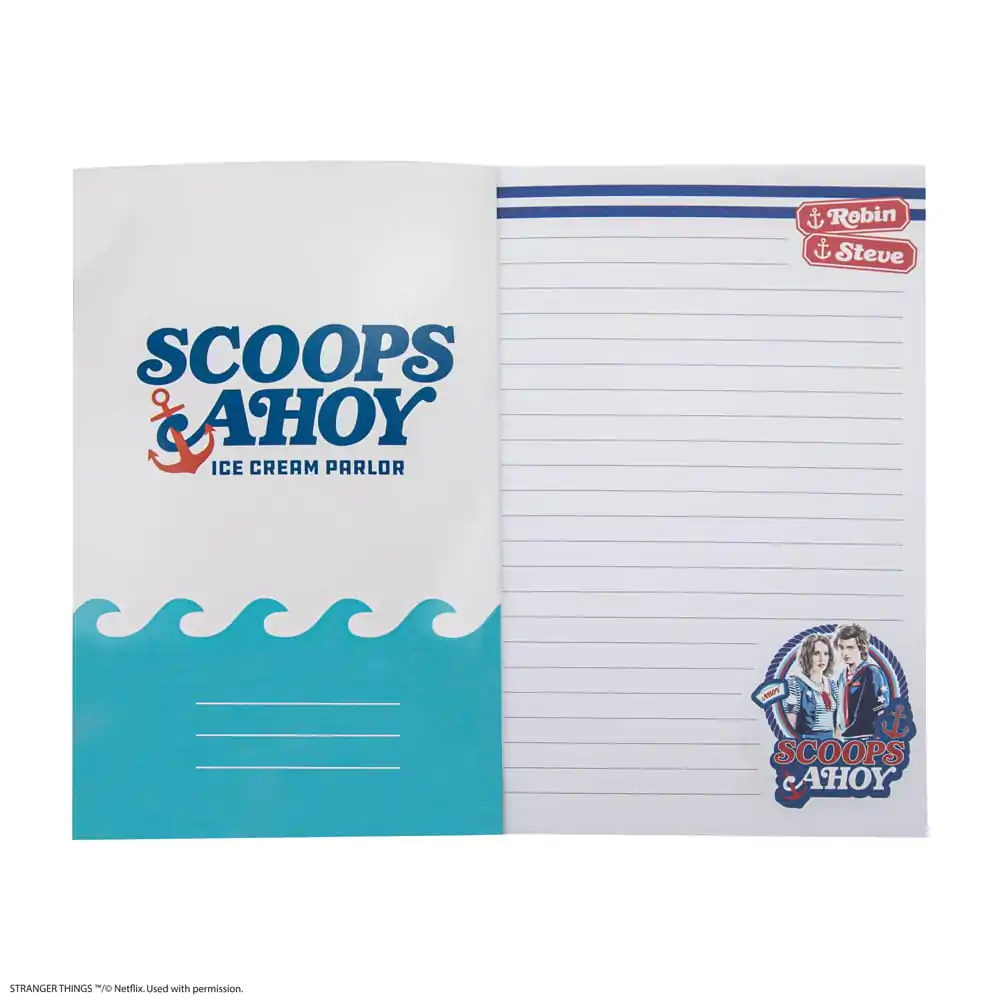 Stranger Things Notizbuch Scoops Ahoy Softcover Produktfoto