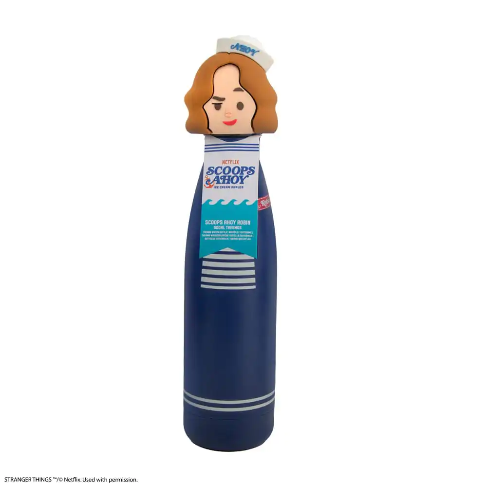 Stranger Things Wasserflasche Scoops Ahoy Robin 500 ml Produktfoto