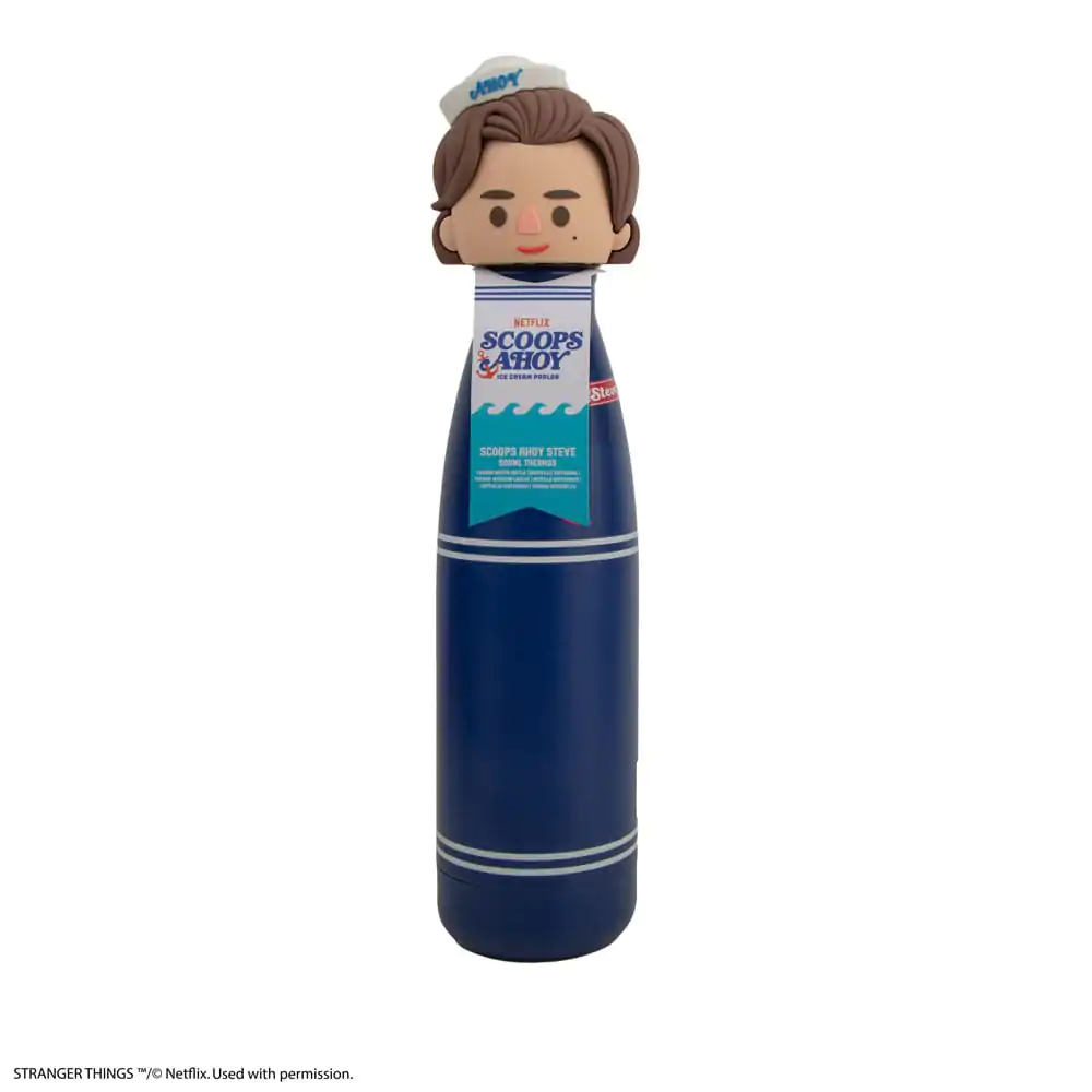 Stranger Things Trinkflasche Scoops Ahoy Steve 500 ml Produktfoto