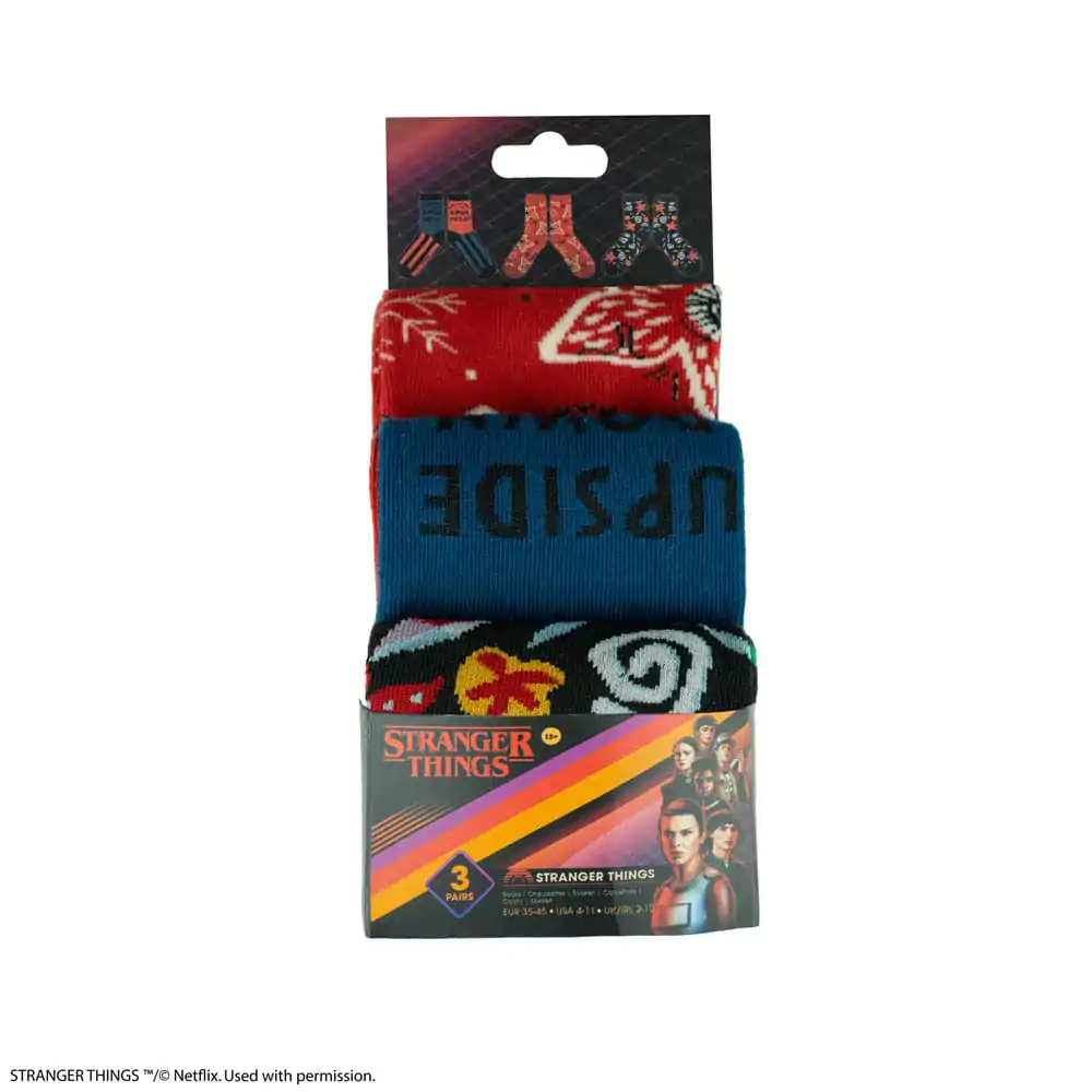 Stranger Things: Stranger Things 3er-Set Socken Produktfoto