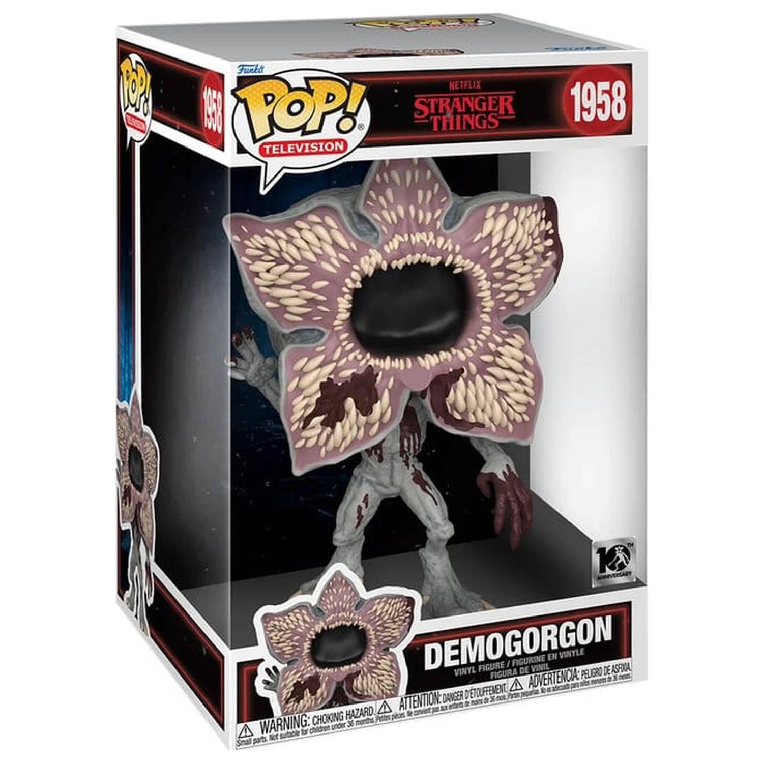 Stranger Things Super Sized Jumbo Funko POP! Vinyl Figur Demogorgon 25 cm Produktfoto