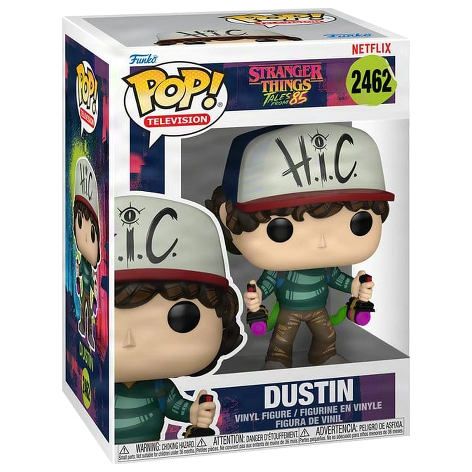 Stranger Things: Tales from '85 Funko POP! Television Vinyl Figur Dustin 9 cm Produktfoto