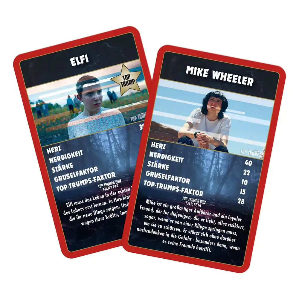 Stranger Things Kartenspiel Top Trumps Collectables Deutsche Version Produktfoto