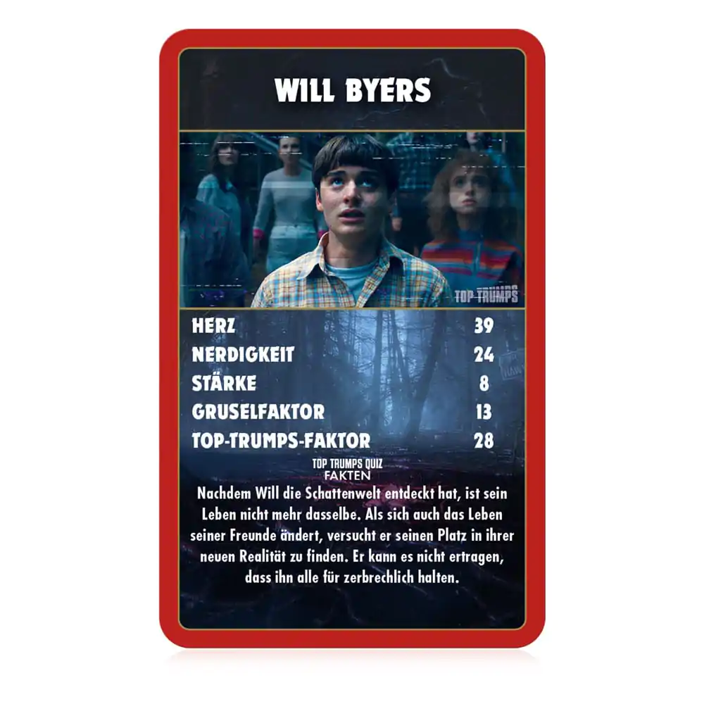 Stranger Things Kartenspiel Top Trumps Collectables Deutsche Version Produktfoto