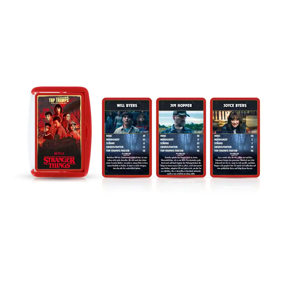 Stranger Things Kartenspiel Top Trumps Collectables Deutsche Version Produktfoto