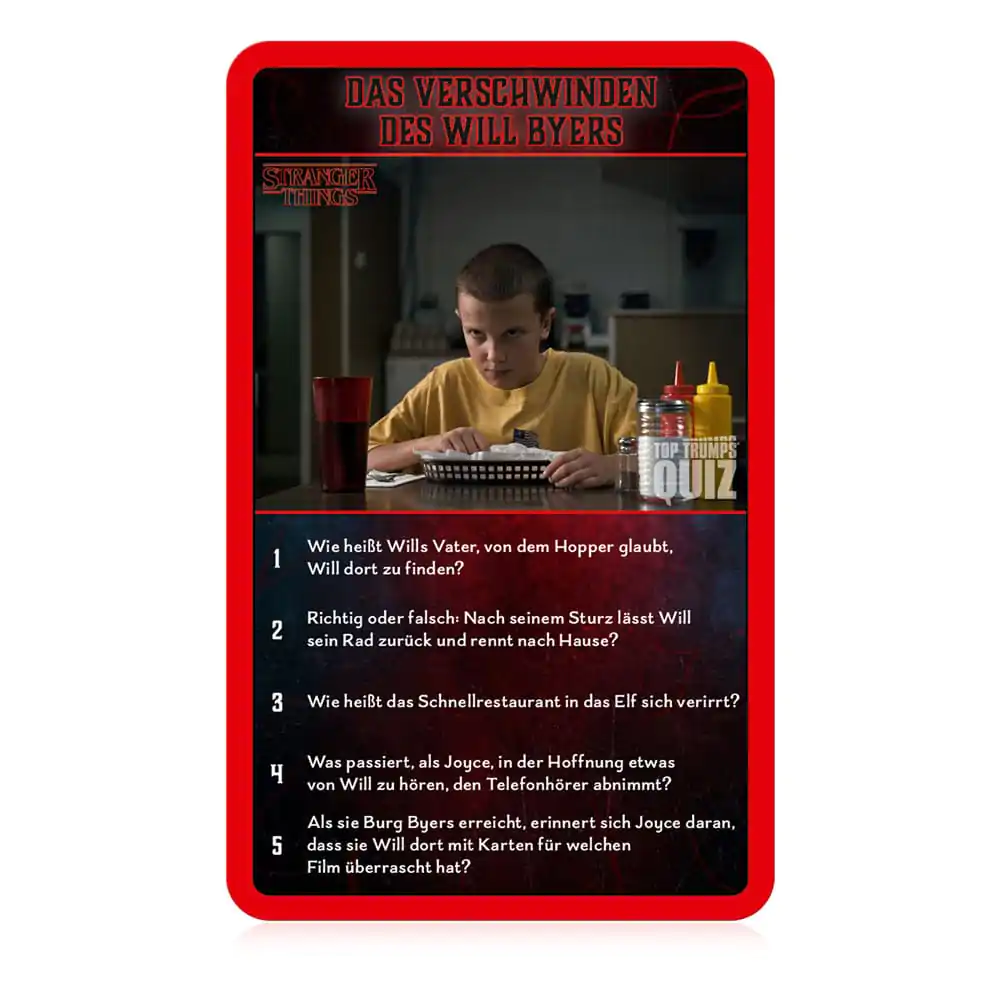Stranger Things Kartenspiel Top Trumps Quiz *deutsche Version* Produktfoto