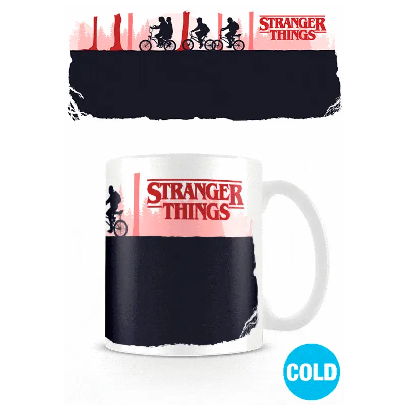 Stranger Things Tasse mit Thermoeffekt Upside Down Produktfoto