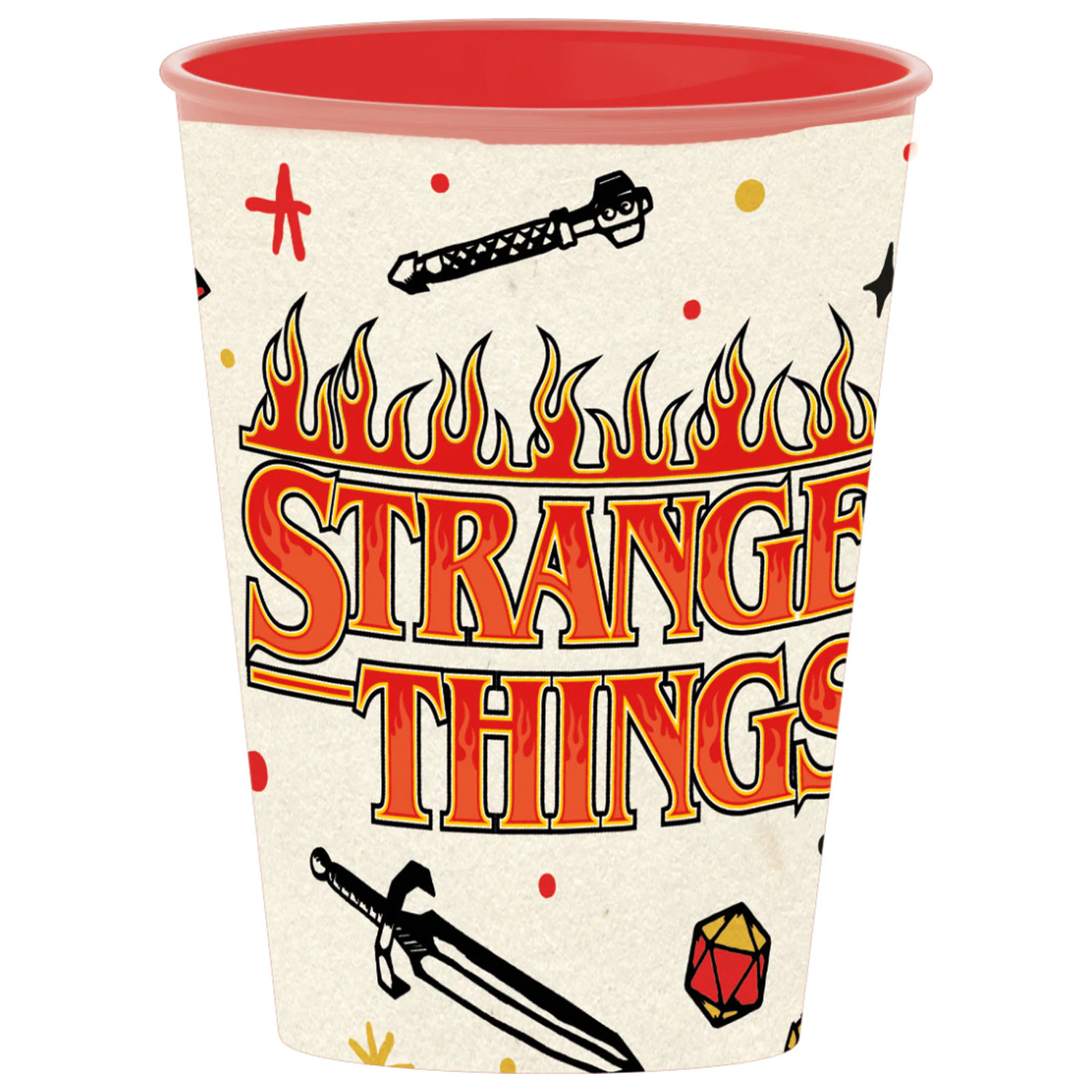 Stranger Things Upside Down Plastikbecher 260 ml Produktfoto