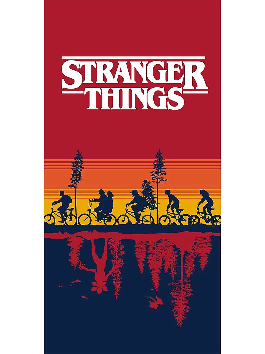 Stranger Things Upside Down Handtuch Produktfoto
