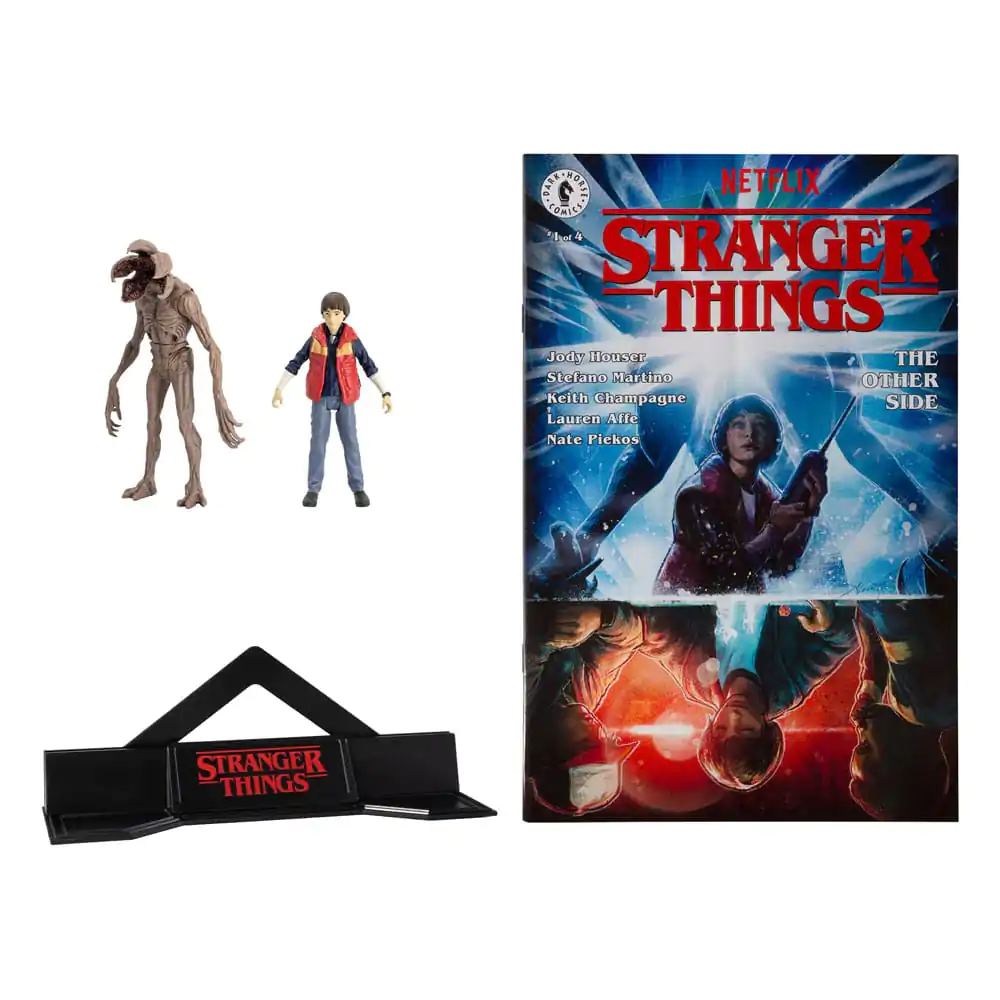 Stranger Things Actionfiguren &amp; Comic Will Byers and Demogorgon 8 cm Produktfoto
